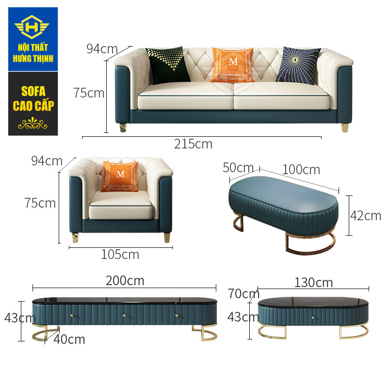 Sofa da Luxury A3