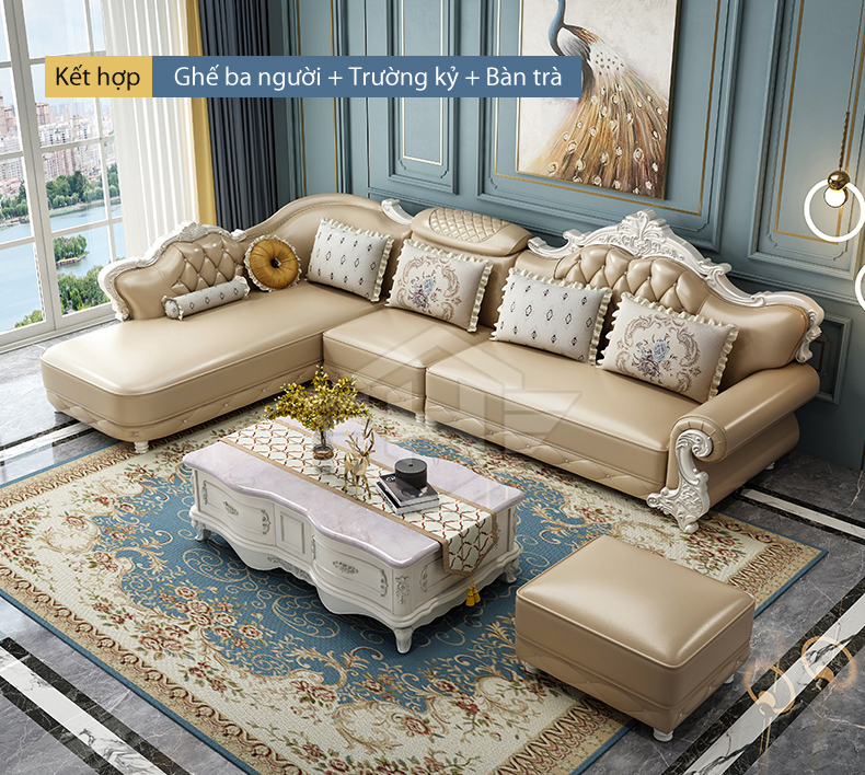 Ghế Sofa da Luxury A9