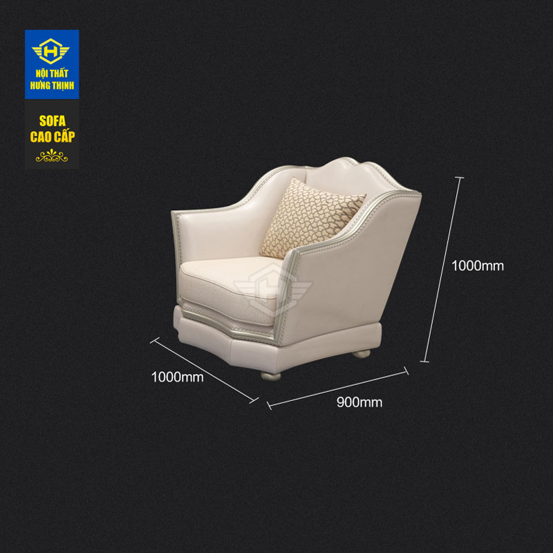 Sofa vải Luxury A4