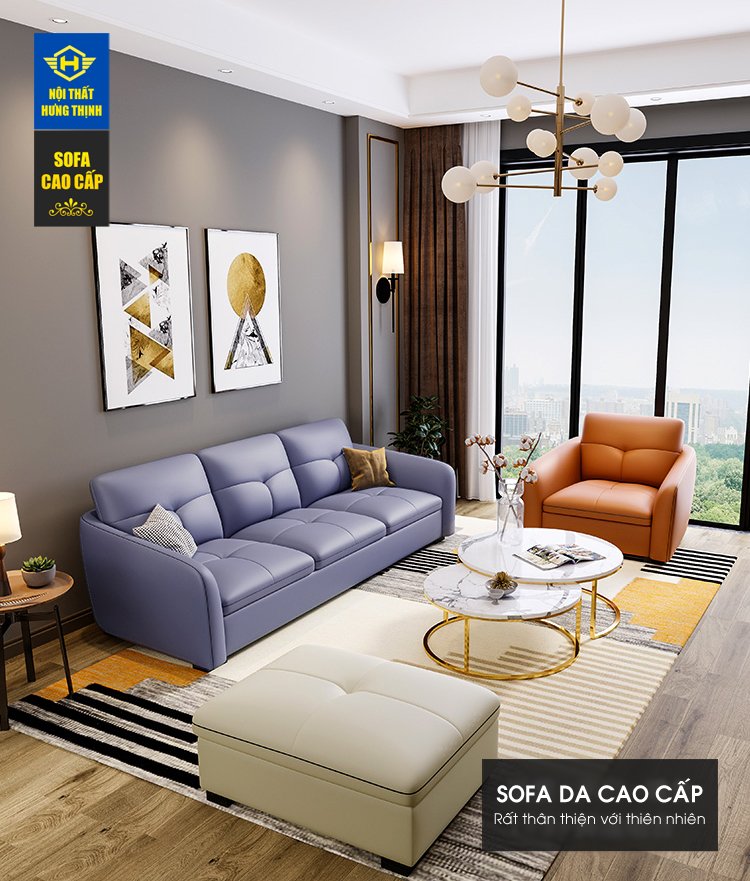 Sofa da đẹp Luxury A5