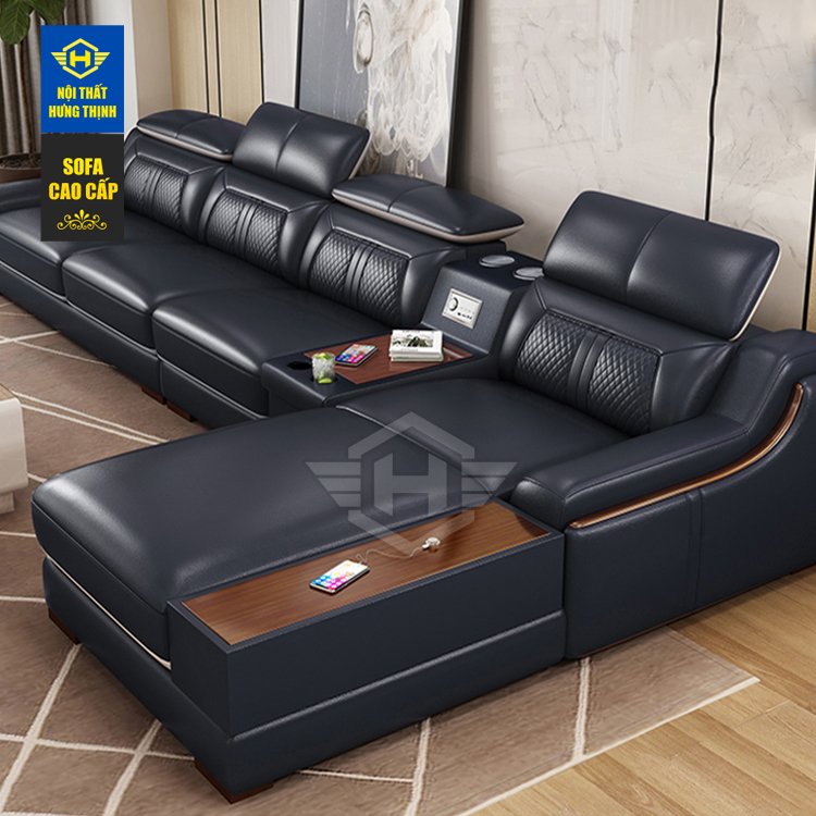 Sofa bọc da Luxury A8