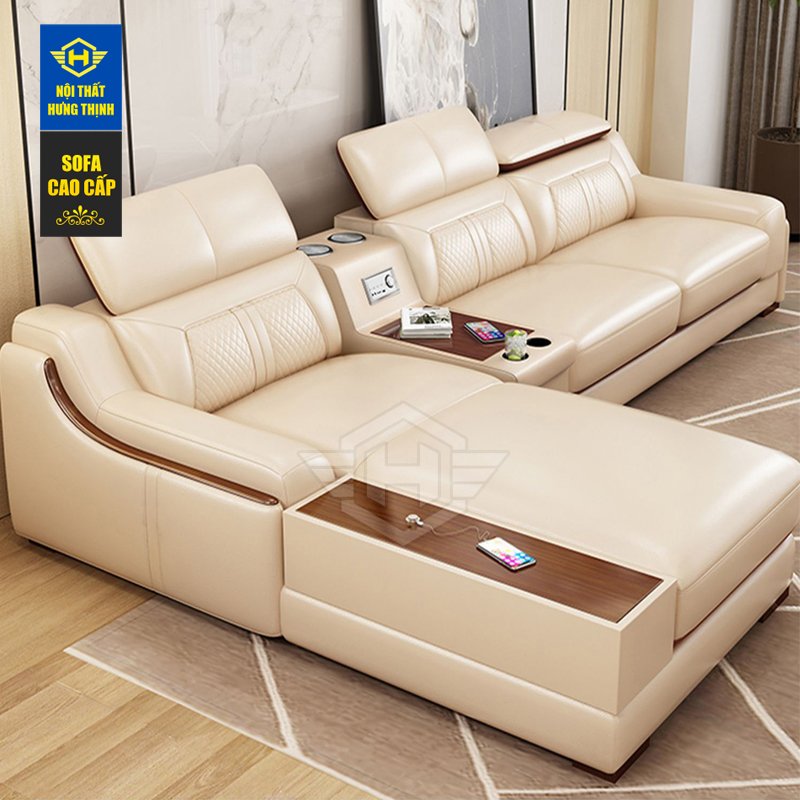 Sofa da đẹp Luxury A8