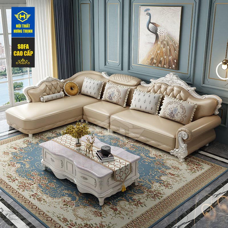  Sản xuất Sofa da Luxury A9