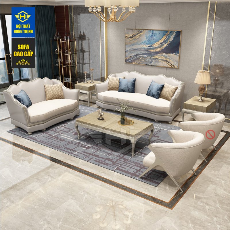 Sofa vải bố nhập khẩu Luxury A4