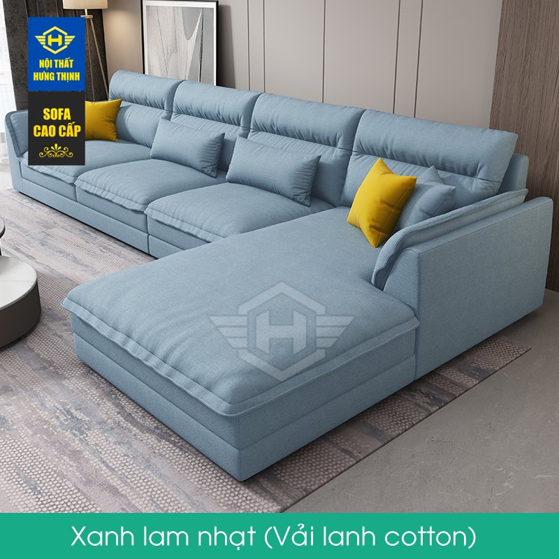 Sofa vải nỉ đẹp Luxury A5