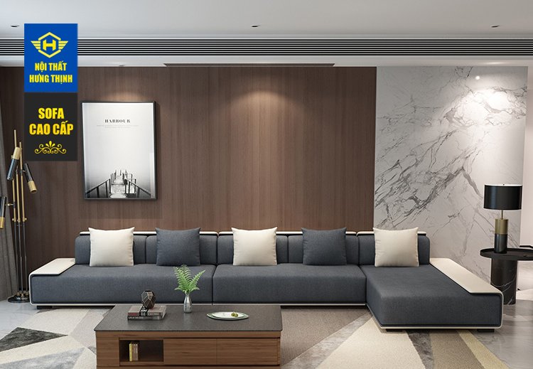 Sofa vải bố nhập khẩu Luxury A6