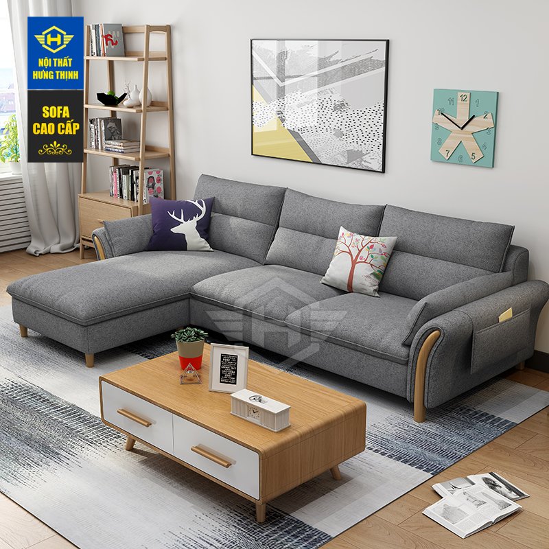 Sofa vải nỉ Luxury A8