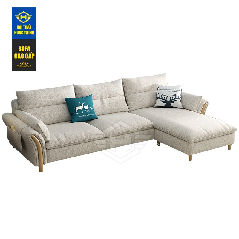 Sofa vải nỉ đẹp Luxury A8