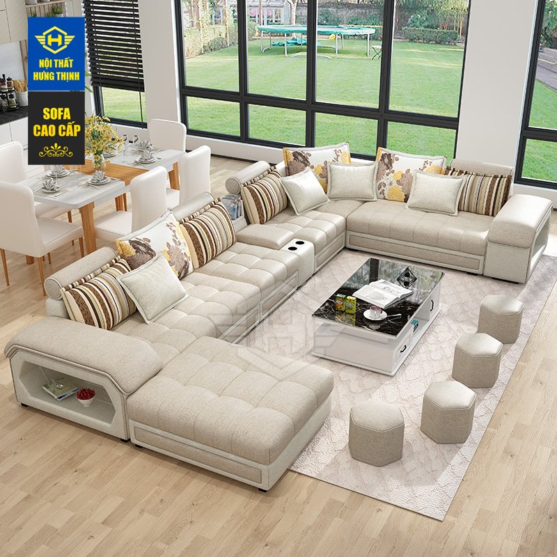 Sofa vải bố nhập khẩu Luxury A9